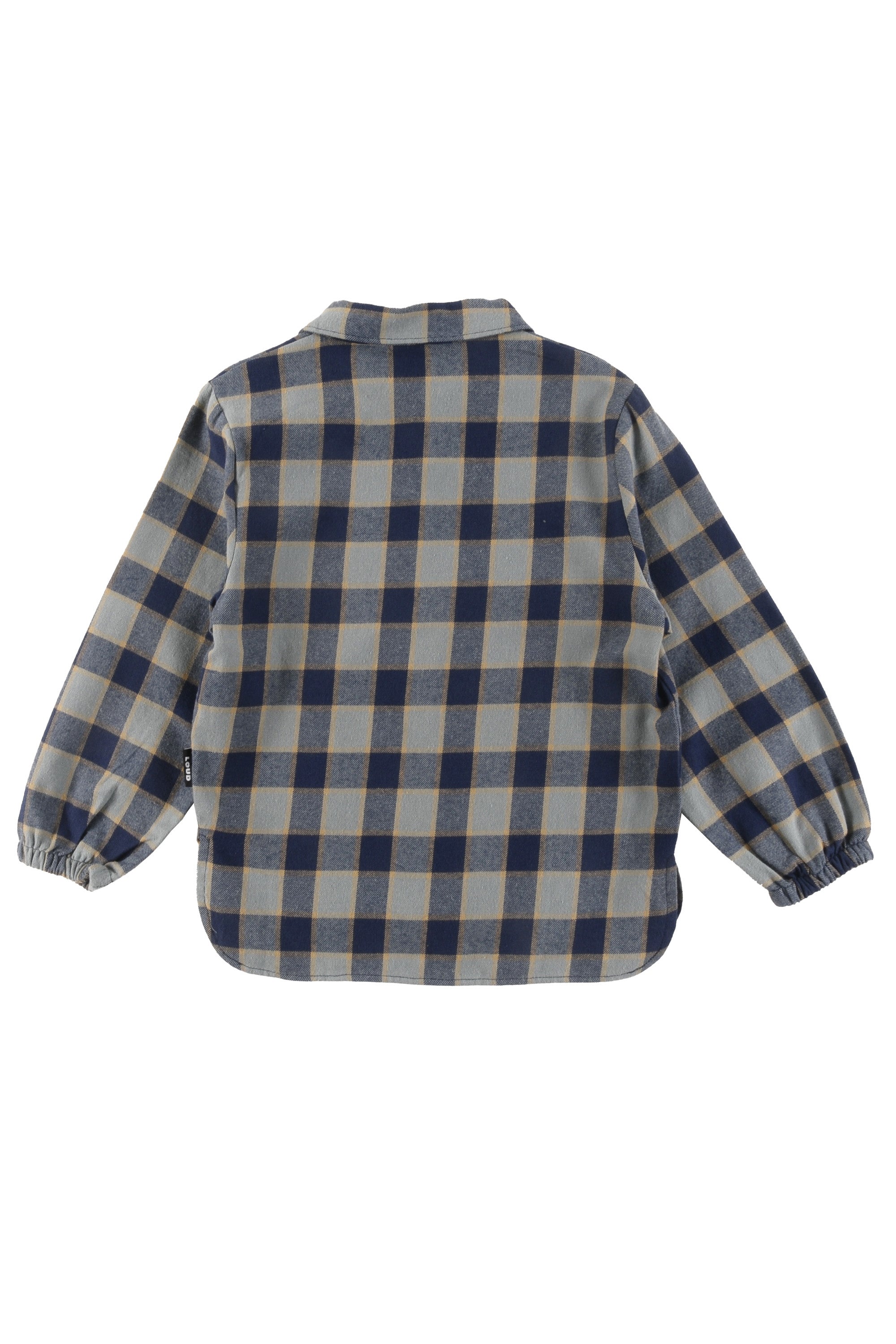 LOUD APPAREL "CLAN" LOGO TAPE CHECKED SHIRT