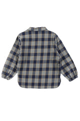 LOUD APPAREL "CLAN" LOGO TAPE CHECKED SHIRT