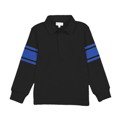 BOPOP SPORT LONG SLEEVE STRIPE POLO
