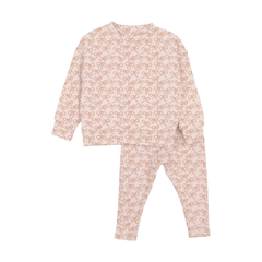 BON'ETTE BY BOPOP 2PC PRINTED BOW SWEATER AND LEGGING SET