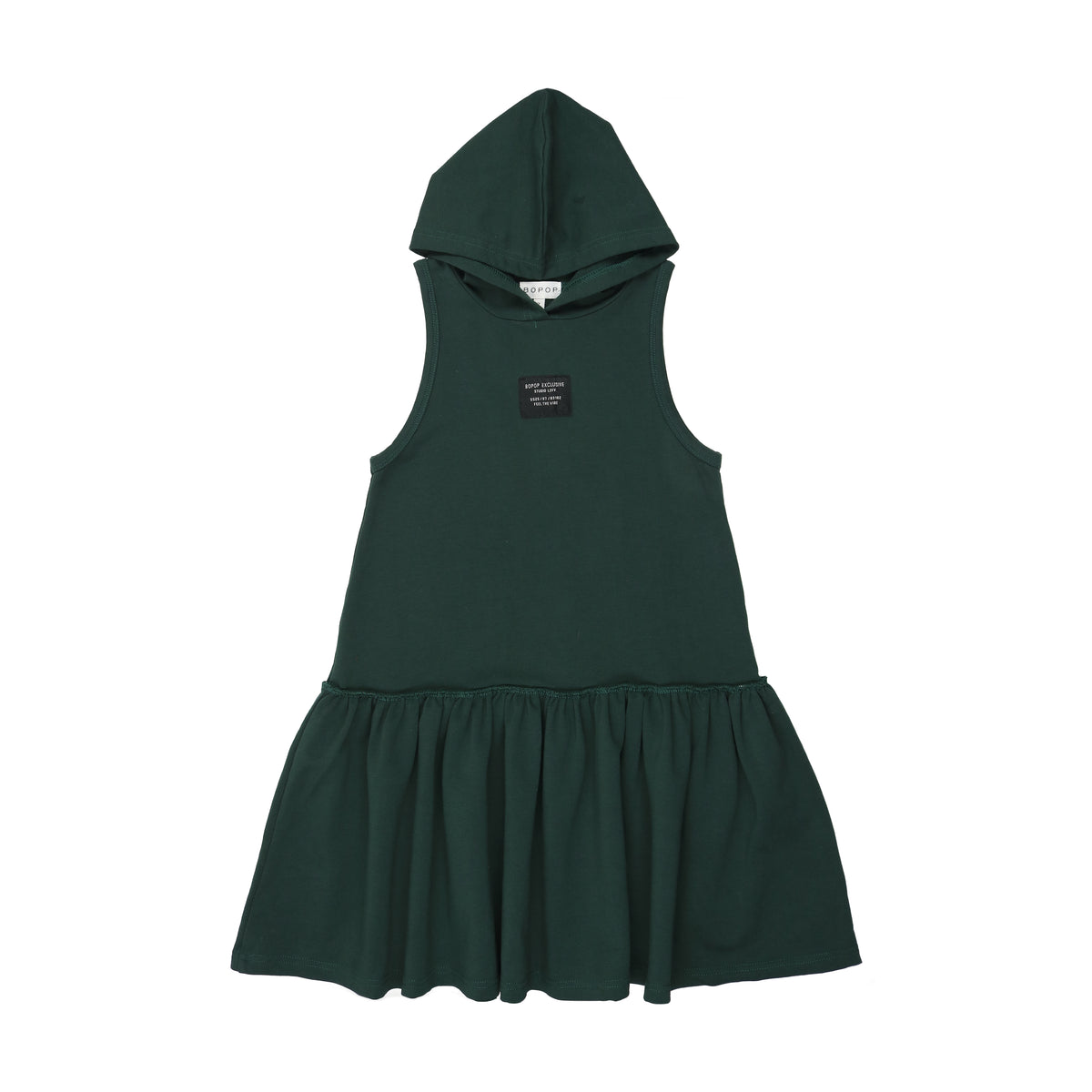 BOPOP CANVAS PATCH HOODED JUMPER