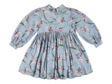 MORLEY 2PC FLORAL DRESS WITH DOT WAFFLE CARDIGAN