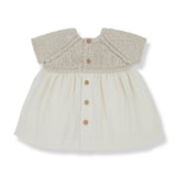 1+ IN THE FAMILY 2PC KNIT/LINEN DRESS WITH BLOOMERS