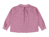 MORLEY 2PC PLAID BUTTON DOWN SHIRT AND PLEATED SKIRT