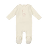 LILETTE 3PC VELOUR BUNNY FOOTIE + BEANIE + BLANKET