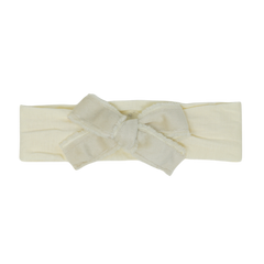 BANDEAU VELVET FRAYED EDGE BABY MODAL BAND