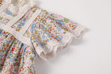 NOU NELLE VINTAGE LACED FLORAL DRESS
