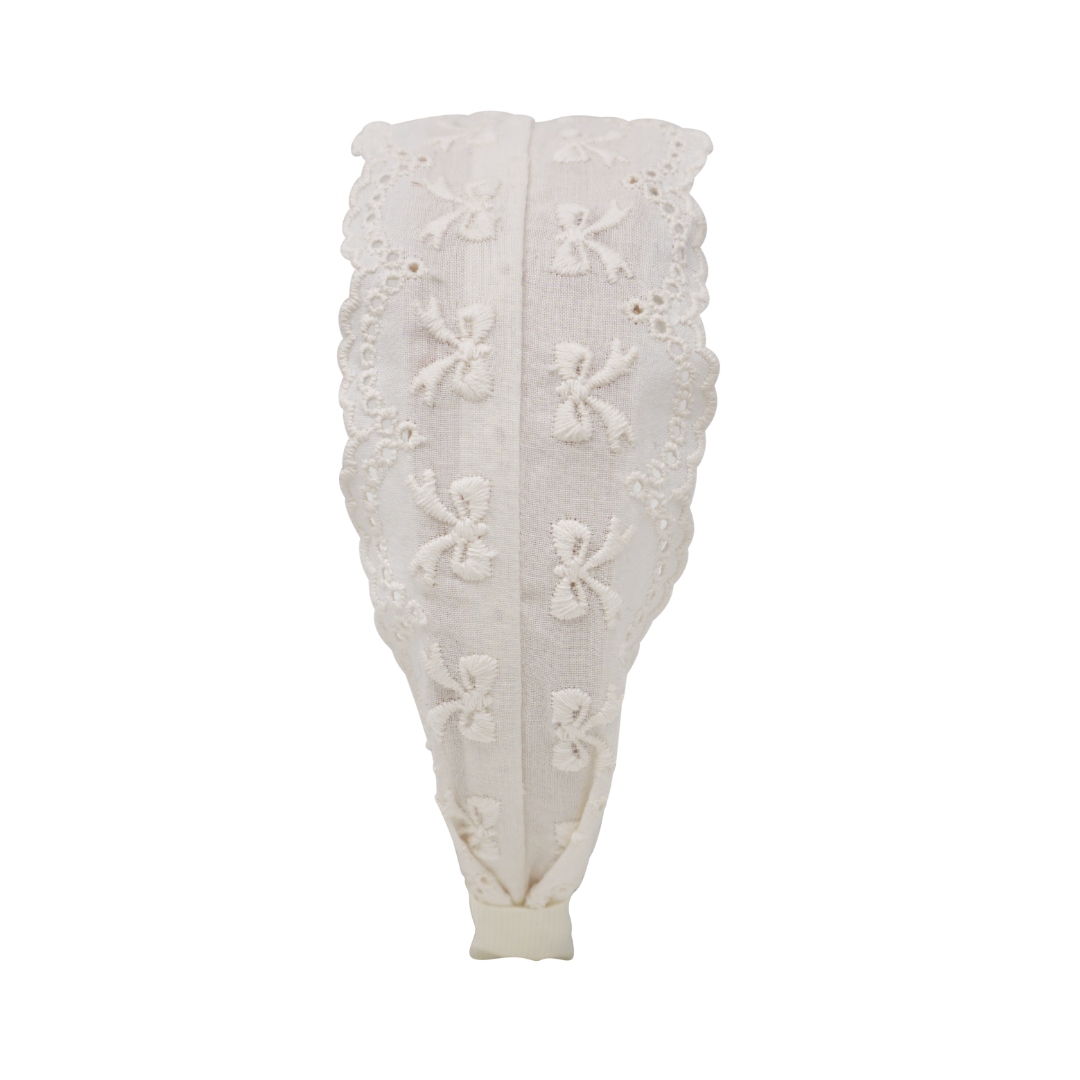 BANDEAU VINTAGE LACE FLAT WIDE HEADBAND