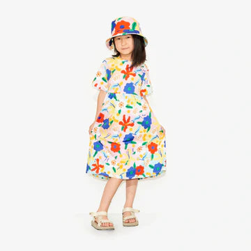 WORLD OF POP FLOWER POWER FLOWER PRINT DRESS