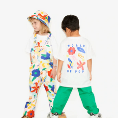WORLD OF POP FLOWER POWER FLOWER PRINT T-SHIRT