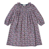 TOCOTO VINTAGE LONG VERSION FLORAL PRINT WITH BUTTONS DRESS