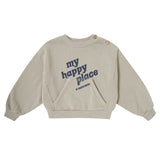 TOCOTO VINTAGE 2PC PLUSH "MY HAPPY PLACE" SWEATSHIRT AND PANT SET