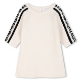 MARC JACOBS LOGO TRIM KNIT DRESS