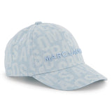 MARC JACOBS LETTER PRINT DENIM CAP