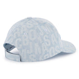 MARC JACOBS LETTER PRINT DENIM CAP