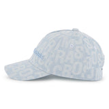 MARC JACOBS LETTER PRINT DENIM CAP