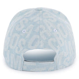 MARC JACOBS LETTER PRINT DENIM CAP