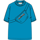 MARC JACOBS SHORT SLEEVE TEE SHIRT WITH FANY PACK GARPHIC