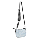 MARC JACOBS LETTER PRINT DENIM BAG WITH HANDLE