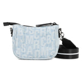 MARC JACOBS LETTER PRINT DENIM BAG WITH HANDLE