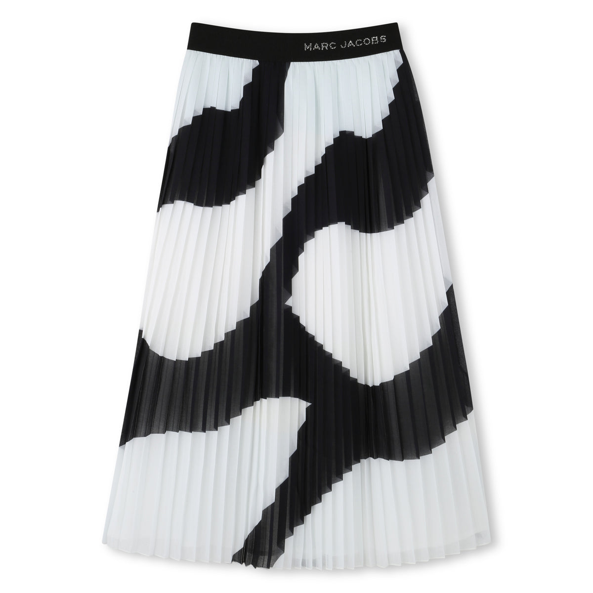 MARC JACOBS ZEBRA MAXI PLEATED SKIRT