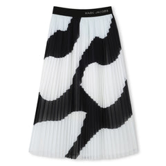 MARC JACOBS ZEBRA MAXI PLEATED SKIRT