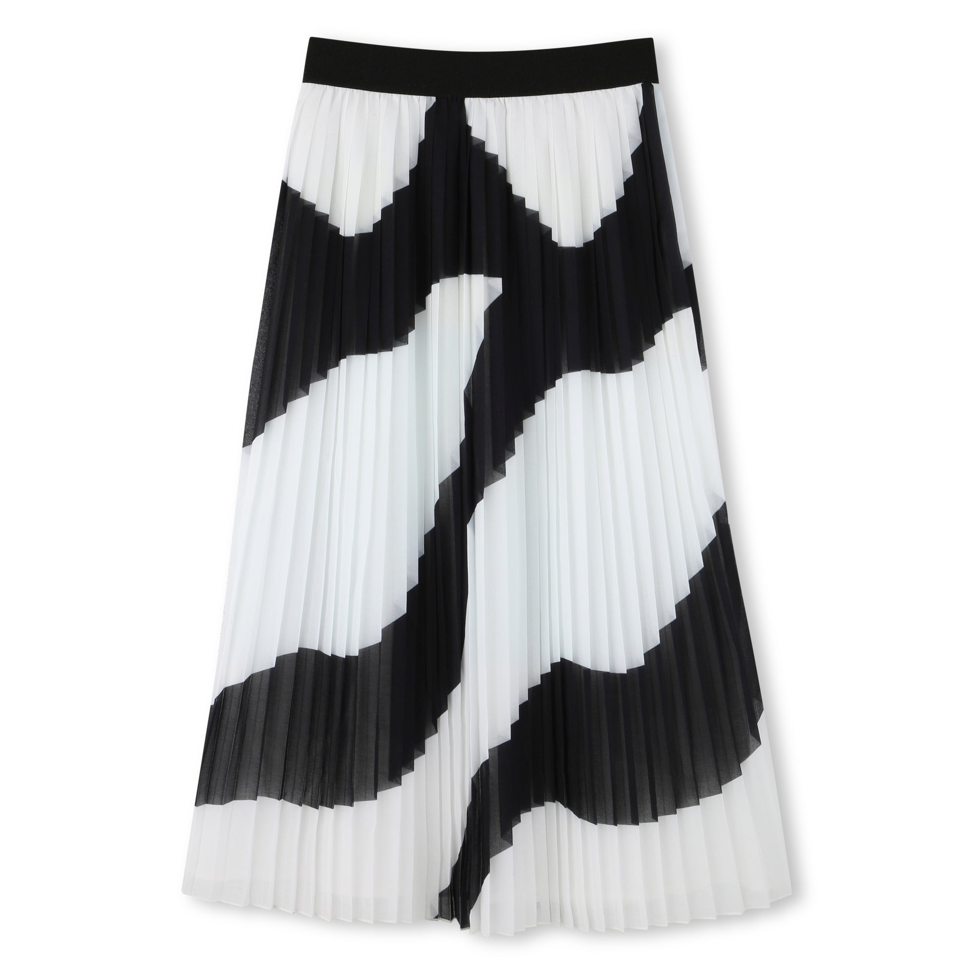 MARC JACOBS ZEBRA MAXI PLEATED SKIRT
