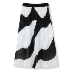 MARC JACOBS ZEBRA MAXI PLEATED SKIRT