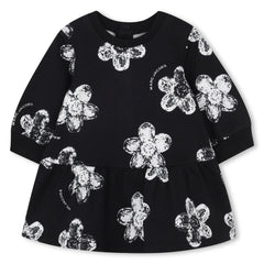 MARC JACOBS LONG SLEEVE FLOWER PRINT DRESS
