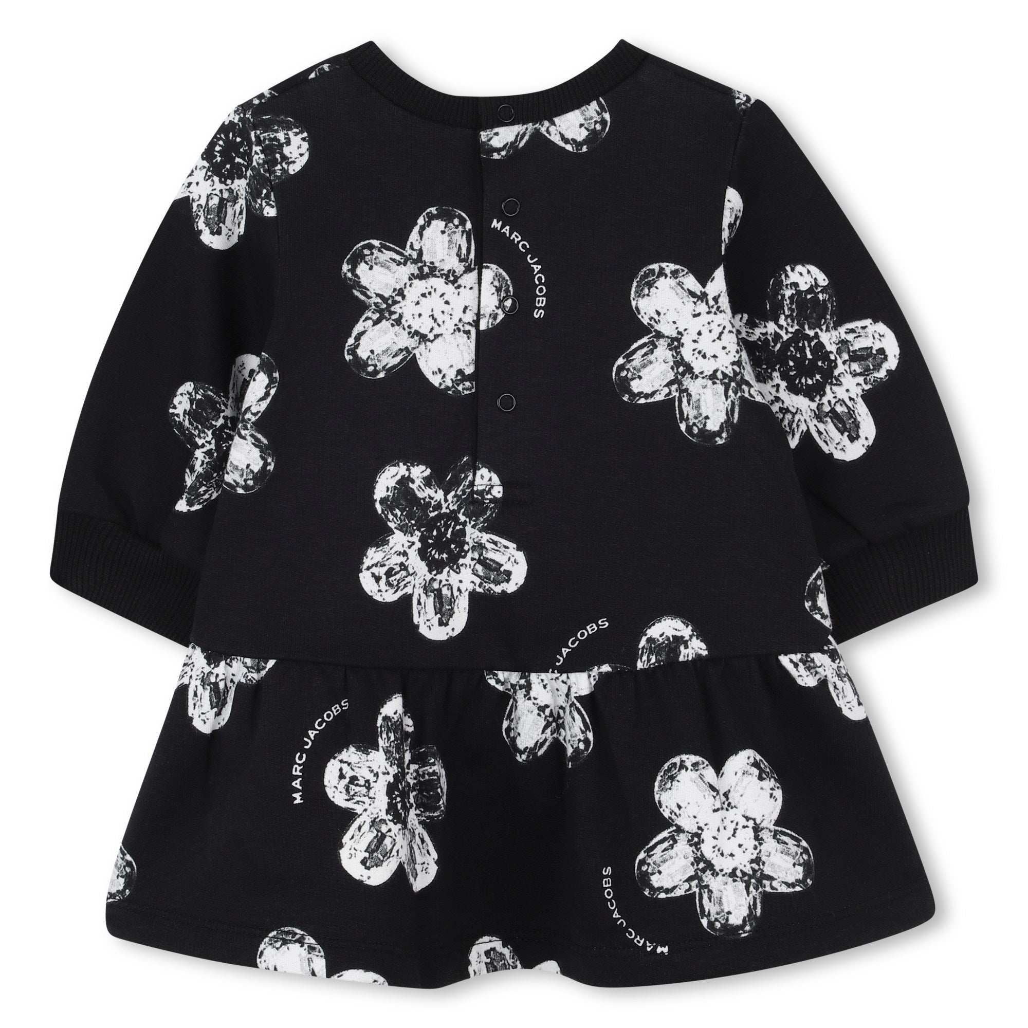 MARC JACOBS LONG SLEEVE FLOWER PRINT DRESS