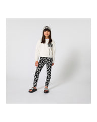 MARC JACOBS  EMBROIDERED SEQUINS CHEST FLOWER SWEATSHIRT