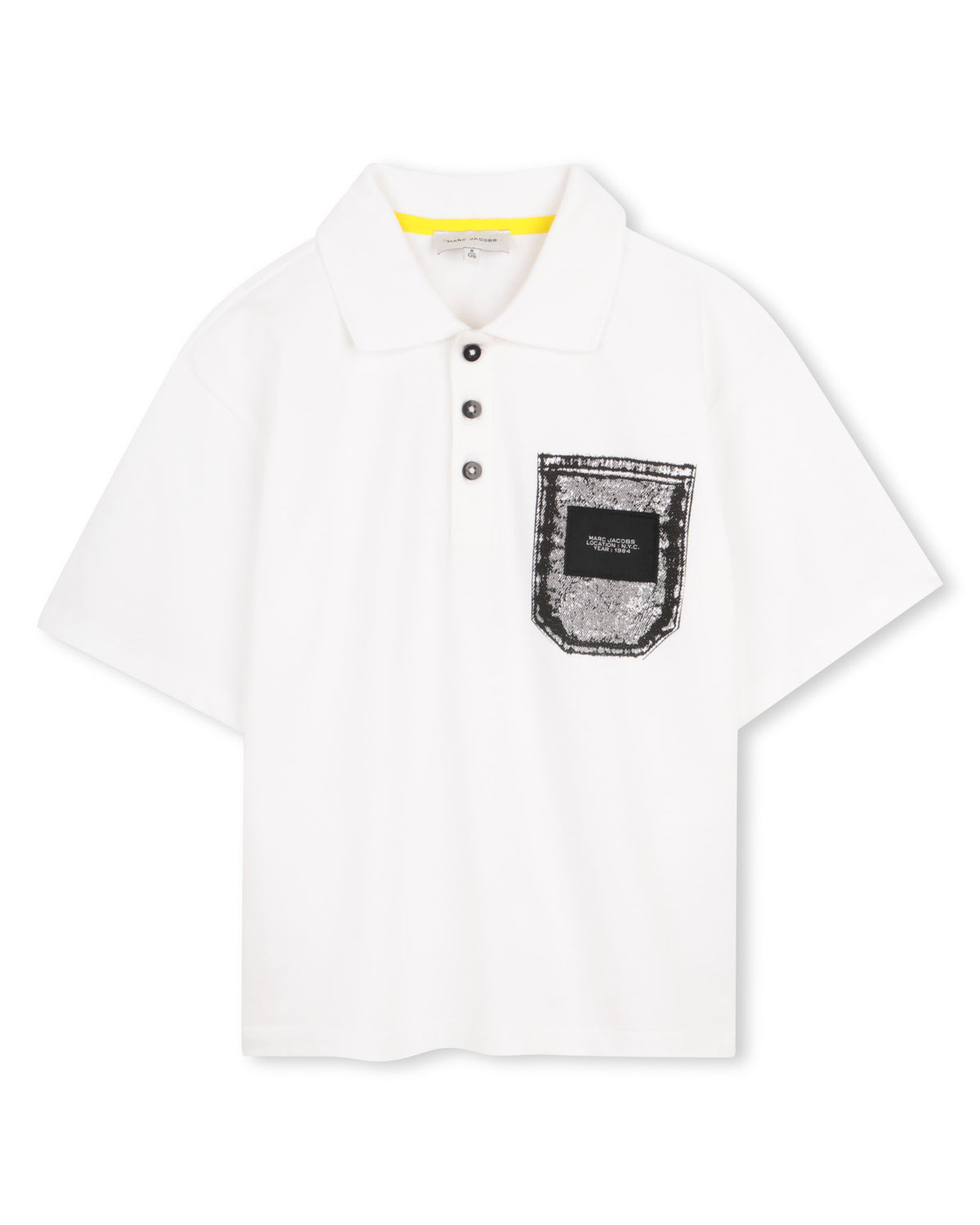 MARC JACOBS LOGO CHEST POCKET POLO