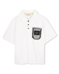 MARC JACOBS LOGO CHEST POCKET POLO