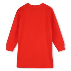 MARC JACOBS LONG SLEEVE LOGO BAG GRAPHIC DRESS