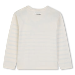 MARC JACOBS LONG SLEEVE STRIPED SAILOR GRAPHIC TEE