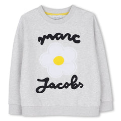 MARC JACOBS FLOWER LOGO GRAPHIC SWEATSHIRT