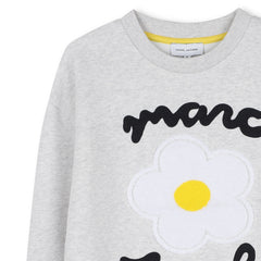 MARC JACOBS FLOWER LOGO GRAPHIC SWEATSHIRT