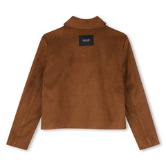MARC JACOBS PETER PAN COLLAR JACKET WITH FLOWER DETAIL POCKET