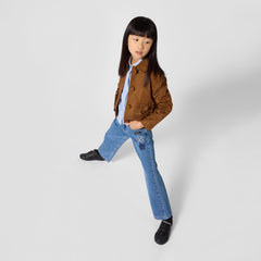 MARC JACOBS PETER PAN COLLAR JACKET WITH FLOWER DETAIL POCKET