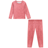 CLO 2PC VELOUR BUTTERFLY PRINT PJ'S