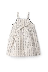 CHARLOTTE & GEORGE STRIPE FLORAL QUILTED JUMPER