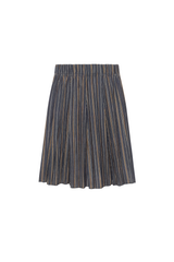 FYI STRIPE CORDUROY CRINKLE PLEAT SKIRT