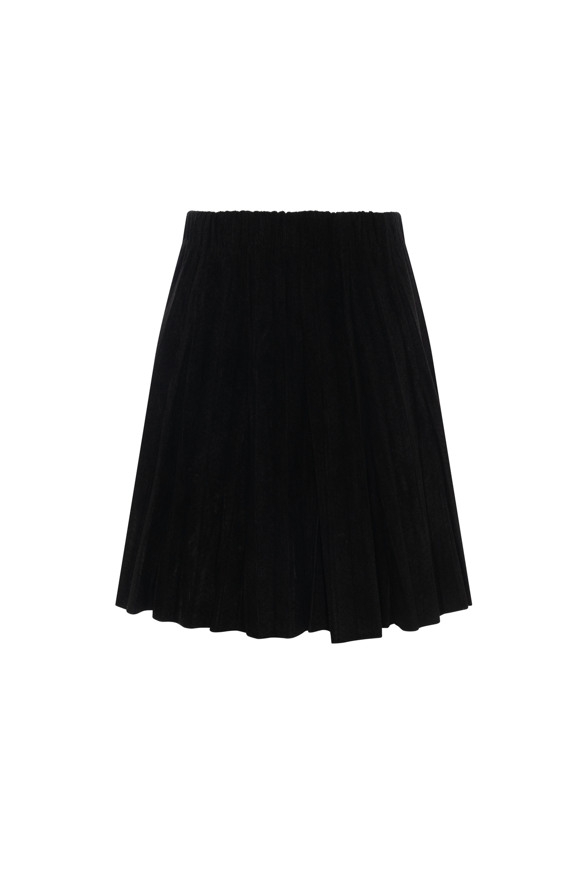 FYI ZIG ZAG TEXTURED CRINKLE PLEAT SKIRT