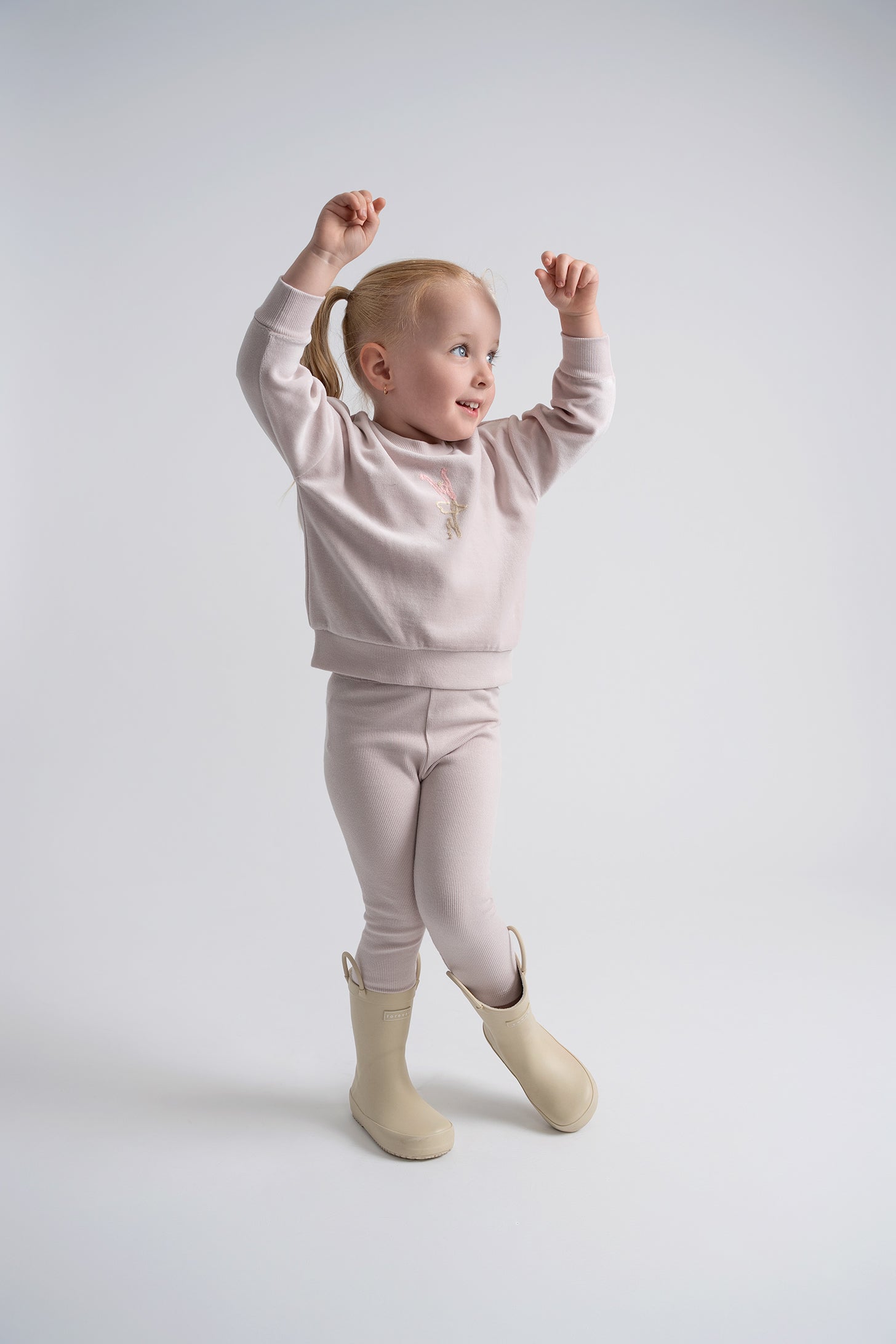 SPACE GREY 2PC ROPE EMBROIDERED SET