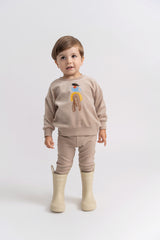 SPACE GREY 2PC ROPE EMBROIDERED SET