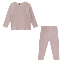 LITTLE FRAGILE 2PC VELOUR PAJAMA
