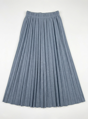 ASPECT TEEN CRINKLE PLEATING MIDI SKIRT