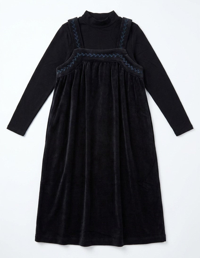 SEAL LEAVES STITCH SHELL WITH JUMPER MAXI