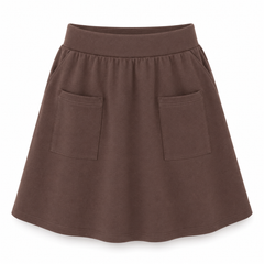 JOLIE CAPRI 2PC FRENCH FLEECE SWEATSHIRT WITH SKIRT SET