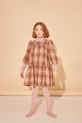 THE MIDDLE DAUGHTER CHECK DRESS